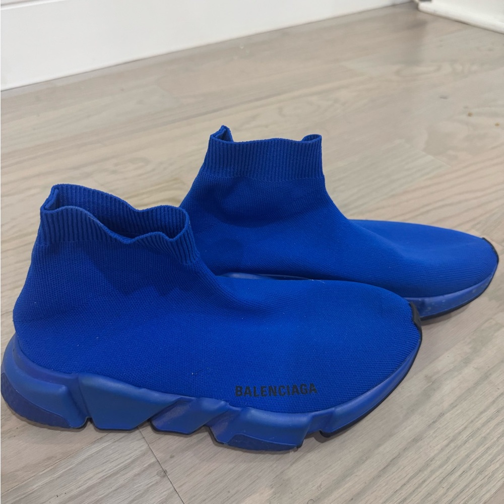 Balenciaga Vibrant Blue Sock Sneakers